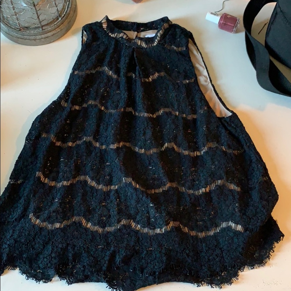 love, fire black tank top